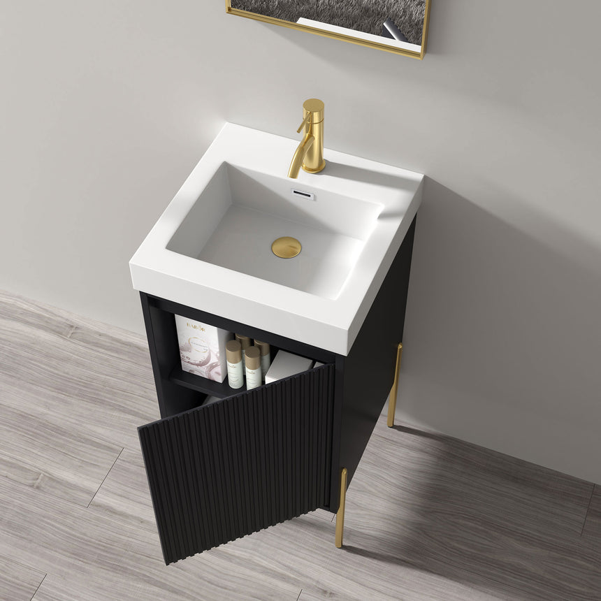 48D inch Bayford modern vanity Walnut