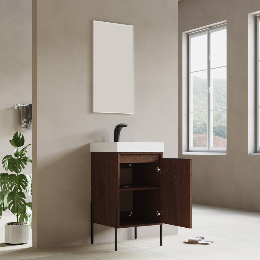 48D inch Bayford modern vanity Walnut