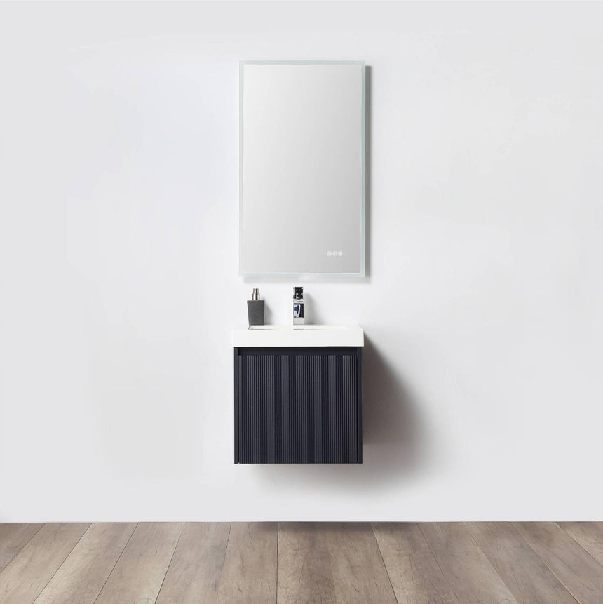 36 inch Chiara Floating Vanity Light Gray