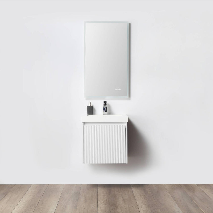 36 inch Chiara Floating Vanity Light Gray
