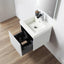 20 inch Chiara Floating Vanity White open drawer