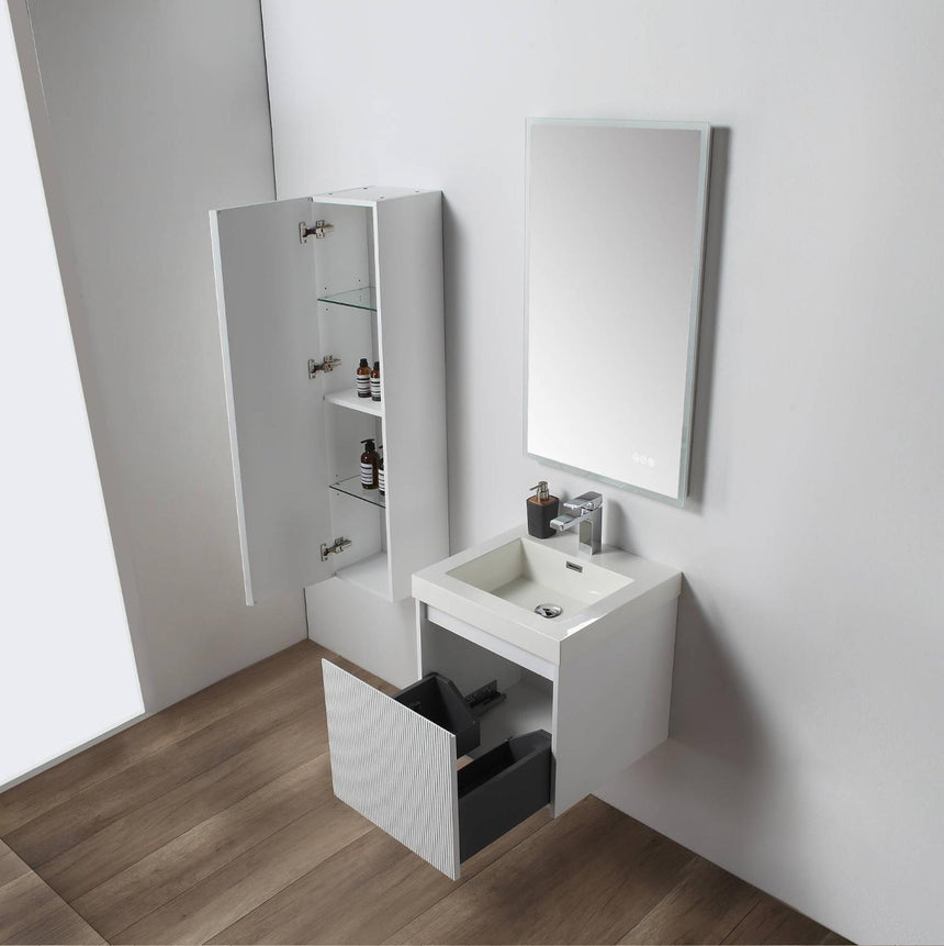 36 inch Chiara Floating Vanity Light Gray