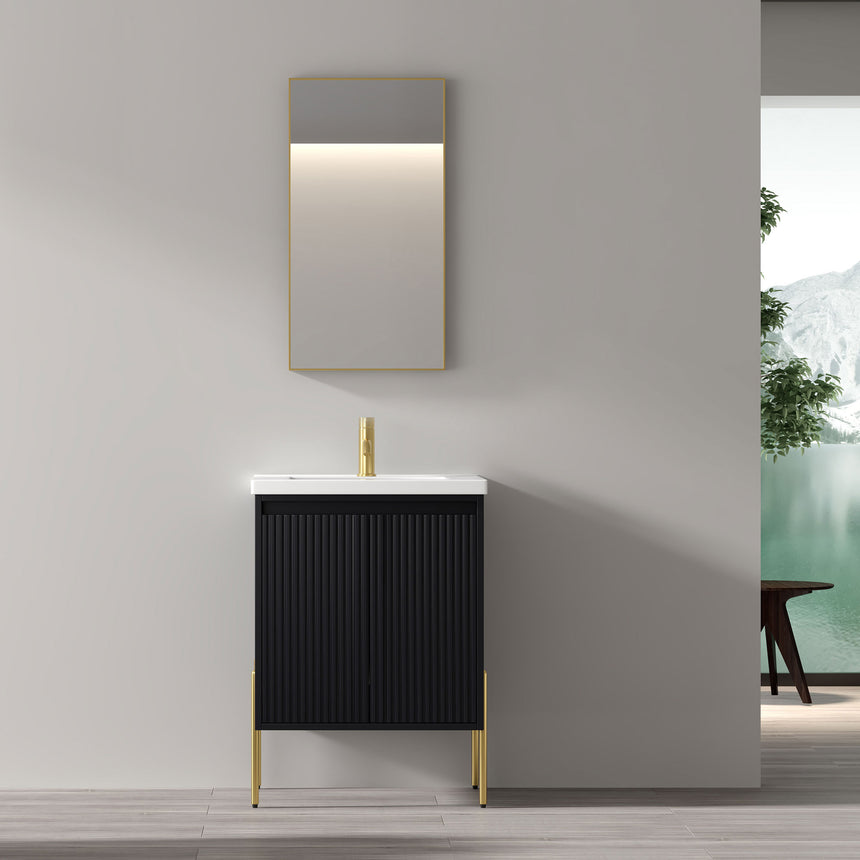 48D inch Bayford modern vanity Walnut