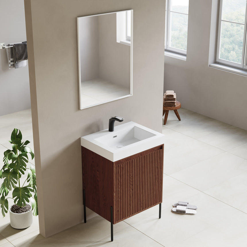 48D inch Bayford modern vanity Walnut