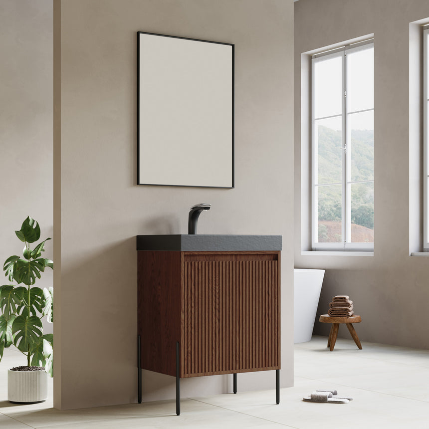 48D inch Bayford modern vanity Walnut