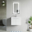 24 inch Bellezza Floating Vanity Matte White