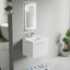 24 inch Bellezza Floating Vanity Matte White