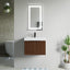 24 inch Bellezza Floating Vanity Walnut