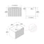 24 inch Bellezza Floating Vanity specs