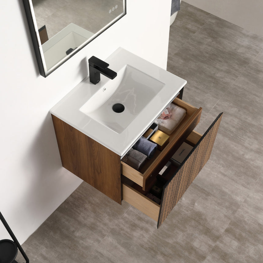 Harlow LED Floating Vanity (24"-72")