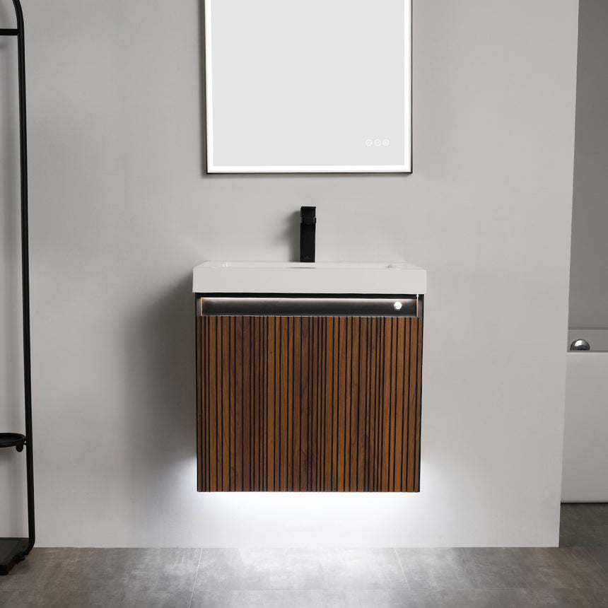 Harlow LED Floating Vanity (24"-72")