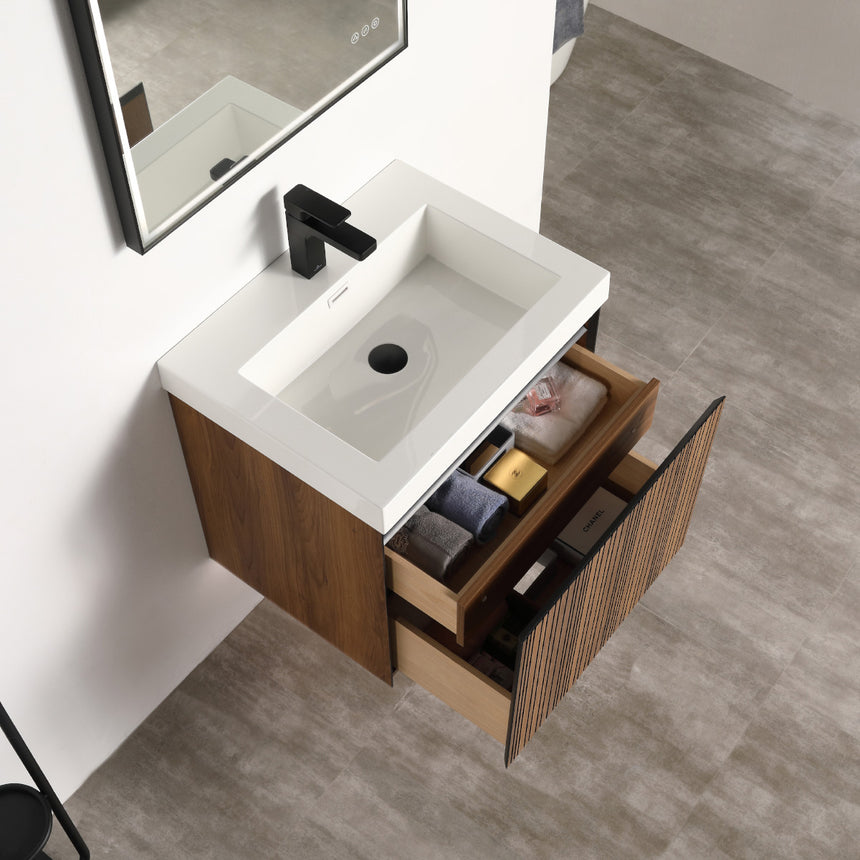 Harlow LED Floating Vanity (24"-72")