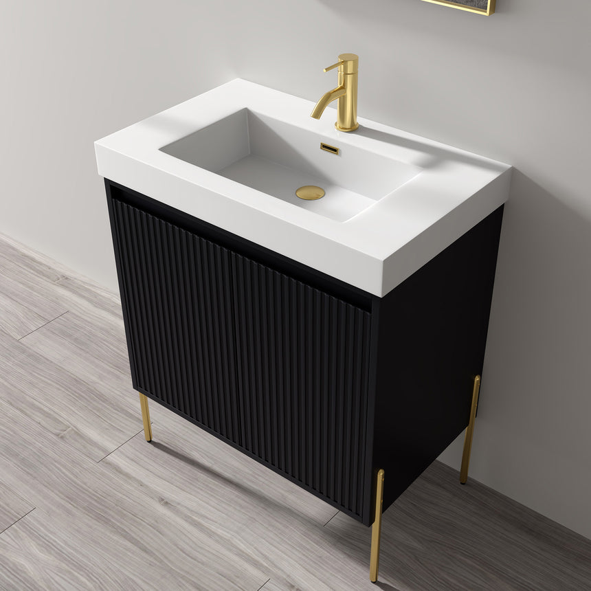 48D inch Bayford modern vanity Walnut