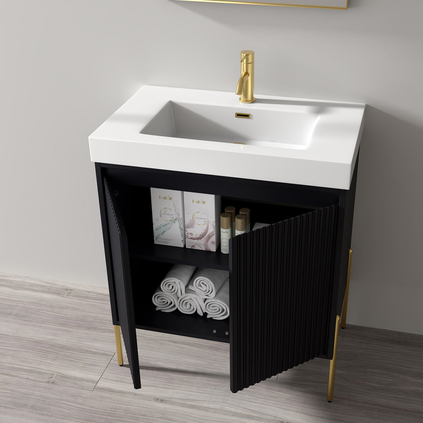 48D inch Bayford modern vanity Walnut