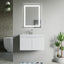 30 inch Bellezza Floating Vanity Matte White