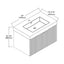 30 inch Bellezza Floating Vanity specs