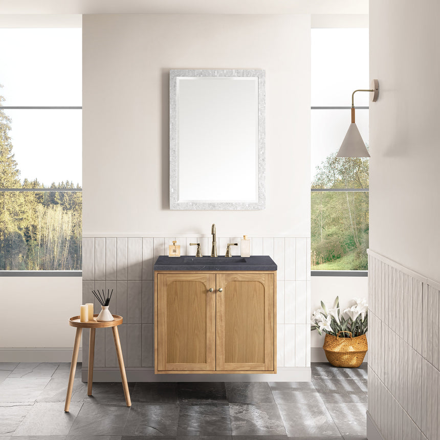 72 inch Essen Floating Vanity Carrara Marble