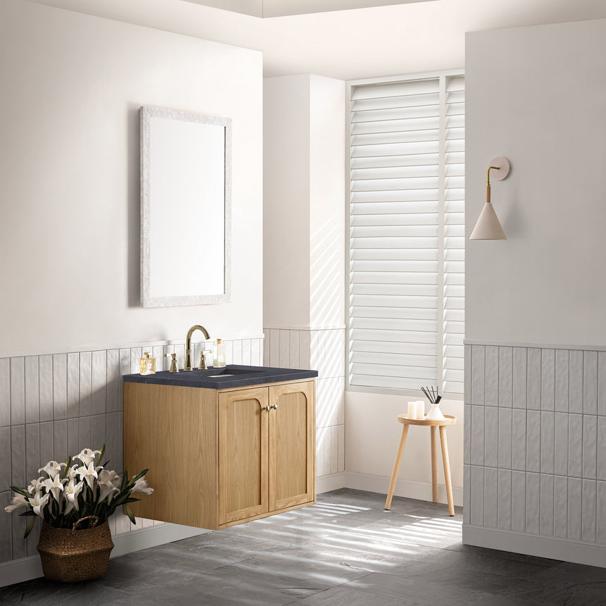 72 inch Essen Floating Vanity Carrara Marble