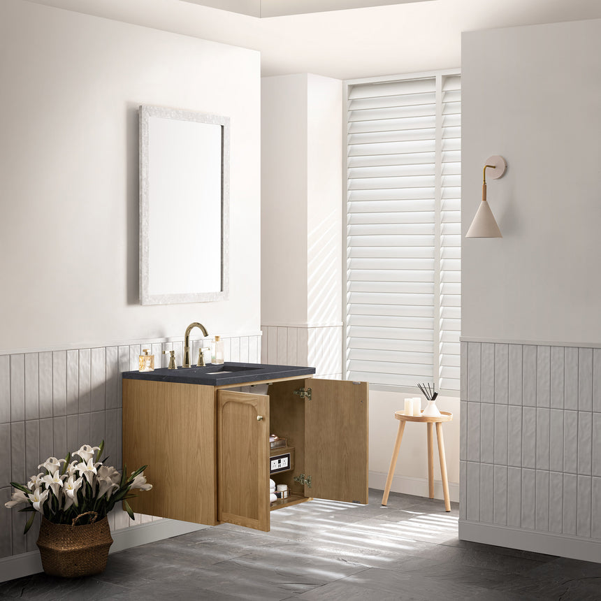 72 inch Essen Floating Vanity Carrara Marble