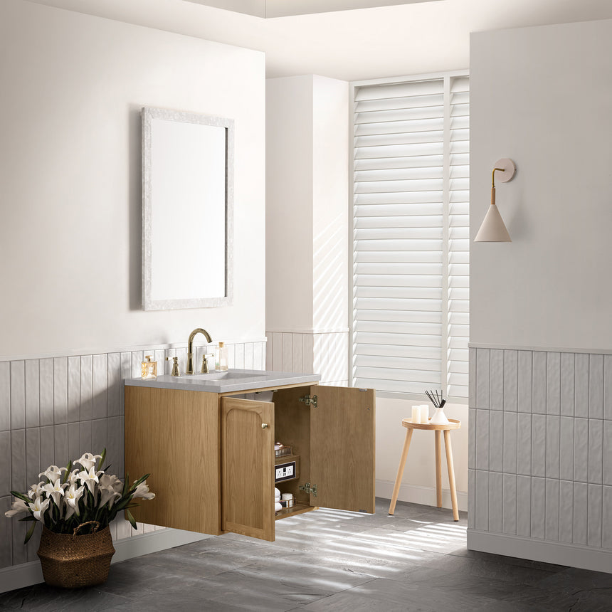 72 inch Essen Floating Vanity Carrara Marble