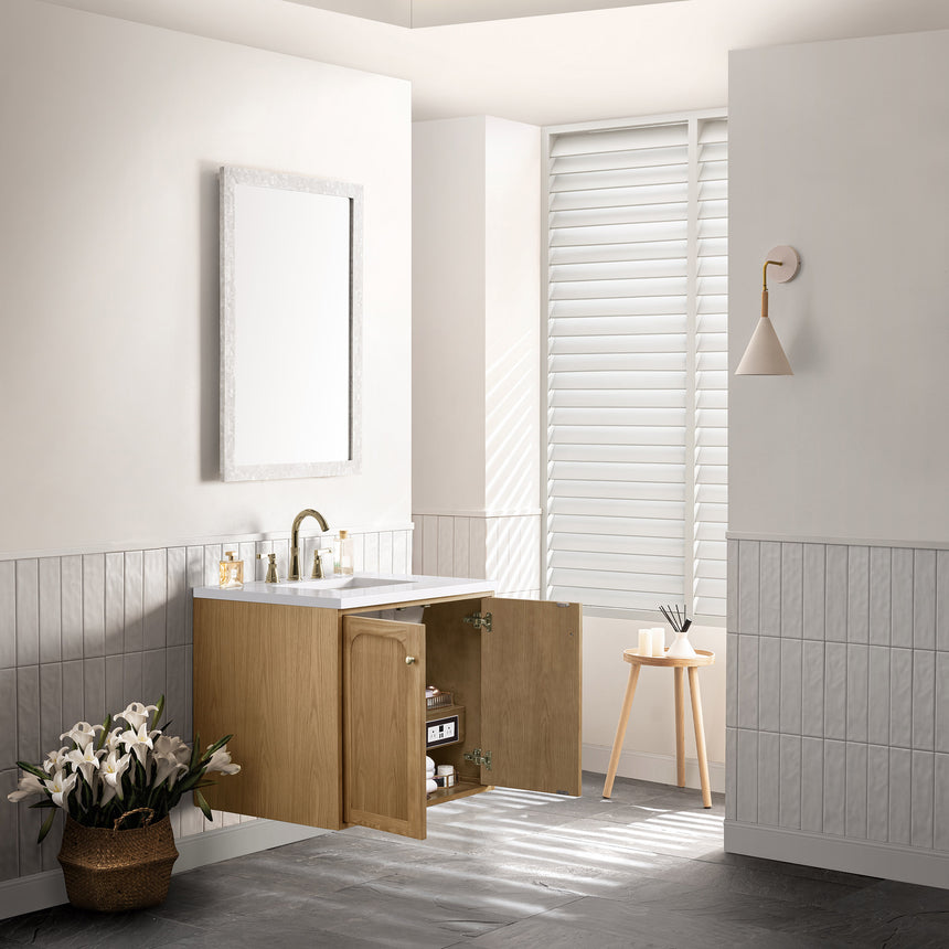 72 inch Essen Floating Vanity Carrara Marble