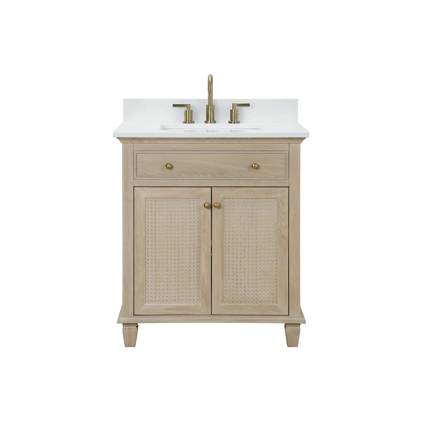 48 inch Le Pensie Modern Vanity in light oak finish