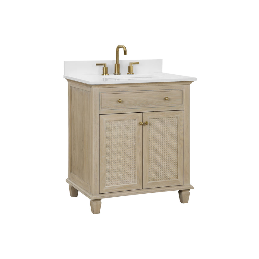 48 inch Le Pensie Modern Vanity in light oak finish