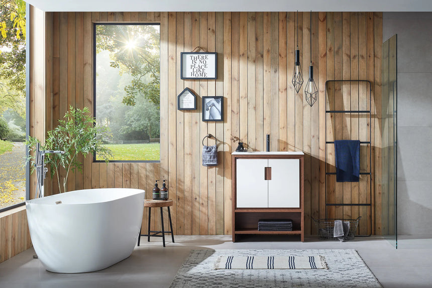 30 inch Luxembourg Modern Vanity Night Maple