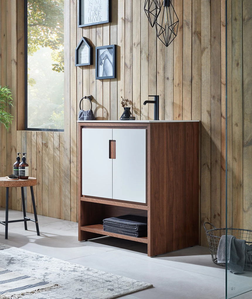 30 inch Luxembourg Modern Vanity Night Maple