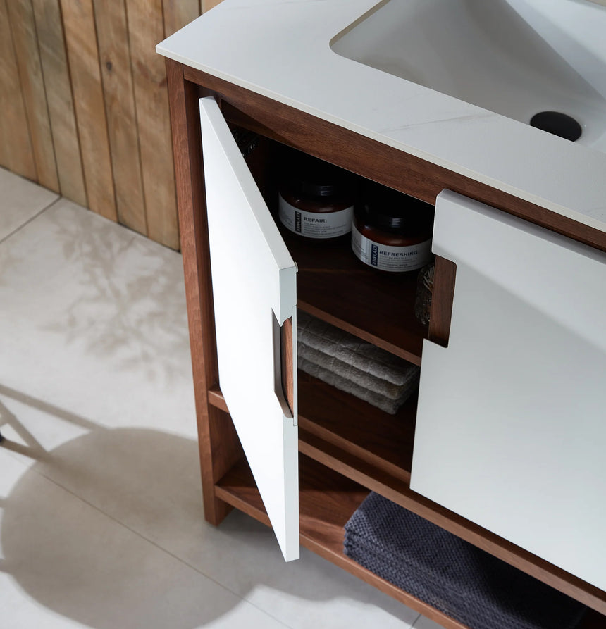 30 inch Luxembourg Modern Vanity Night Maple