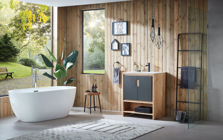 30 inch Luxembourg Modern Vanity Night Maple