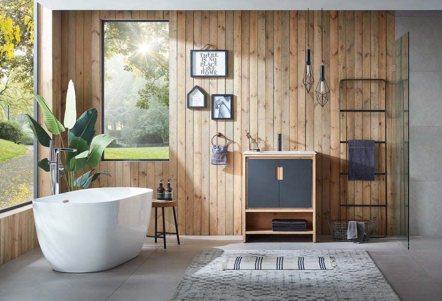 30 inch Luxembourg Modern Vanity Night Maple