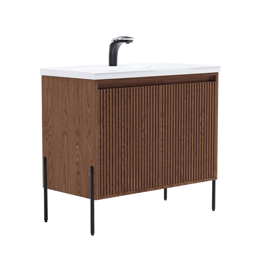 48D inch Bayford modern vanity Walnut
