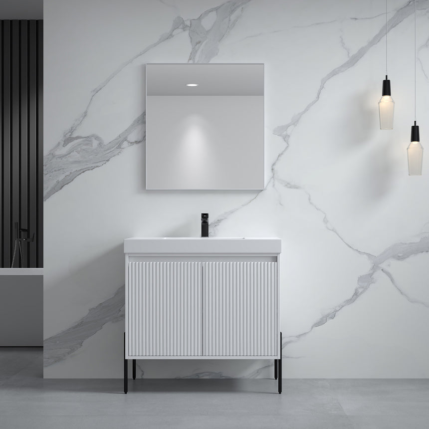 48D inch Bayford modern vanity Walnut