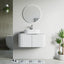 36 inch Bellezza Floating Vanity Matte White Vessel