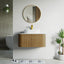 36 inch Bellezza Floating Vanity Oak White Vessel