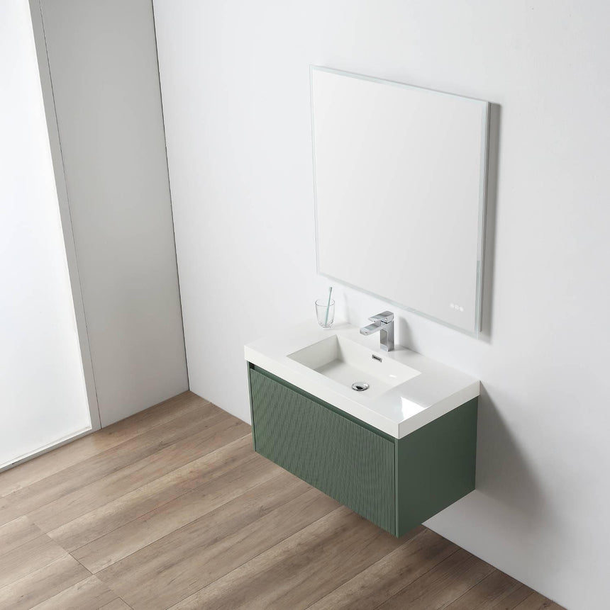 36 inch Chiara Floating Vanity Light Gray