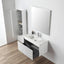 36 inch Chiara Floating Vanity White open drawers