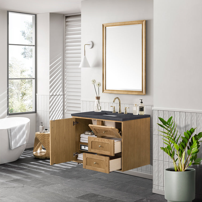 72 inch Essen Floating Vanity Carrara Marble