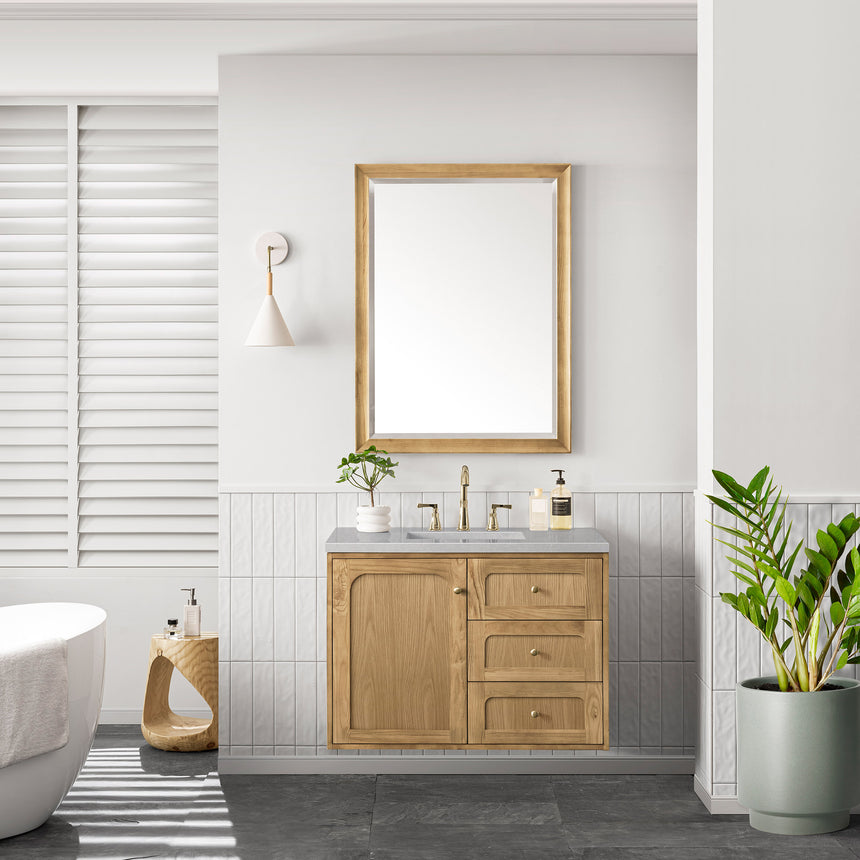 72 inch Essen Floating Vanity Carrara Marble