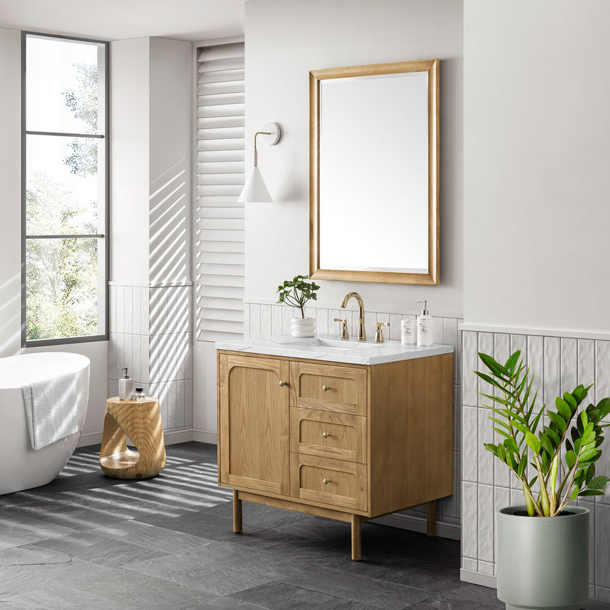 72 inch Essen Floating Vanity Carrara Marble