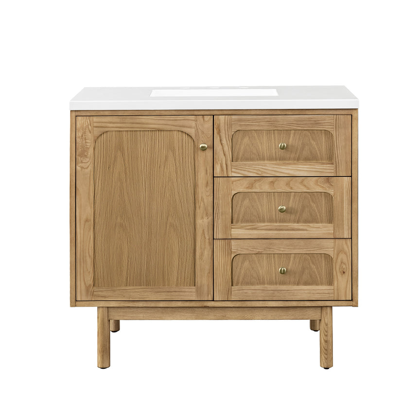 72 inch Essen Floating Vanity Carrara Marble