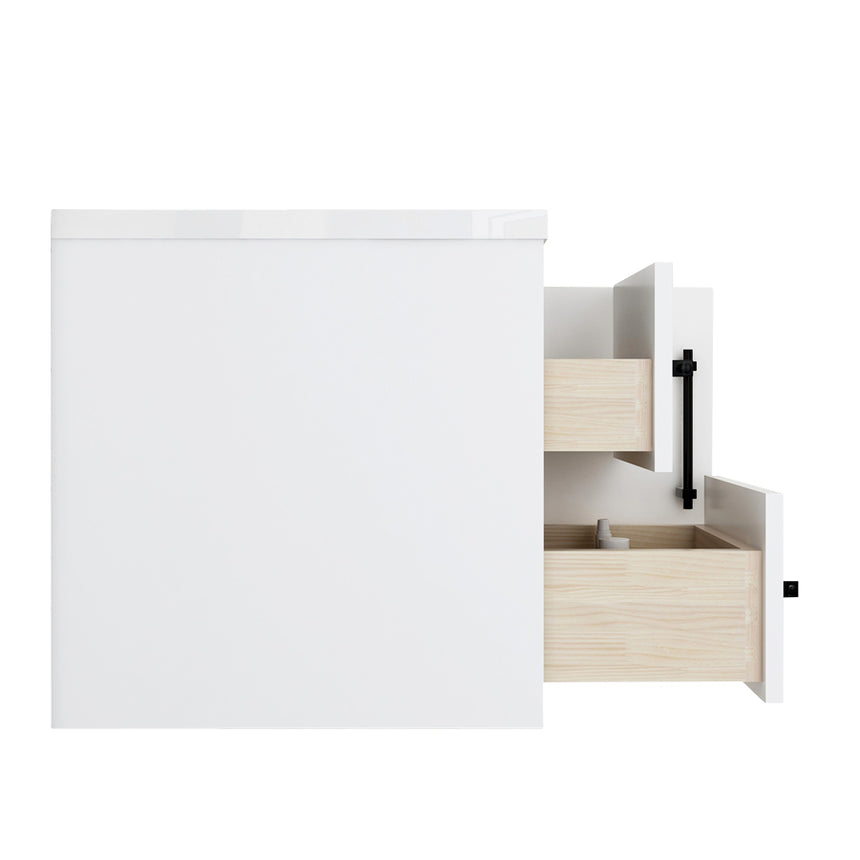 Belgian Floating Vanity (Latest Model) - 2nd Generation (24"-84")