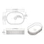 Bellezza Floating Vanity - Fluted (24"-60")