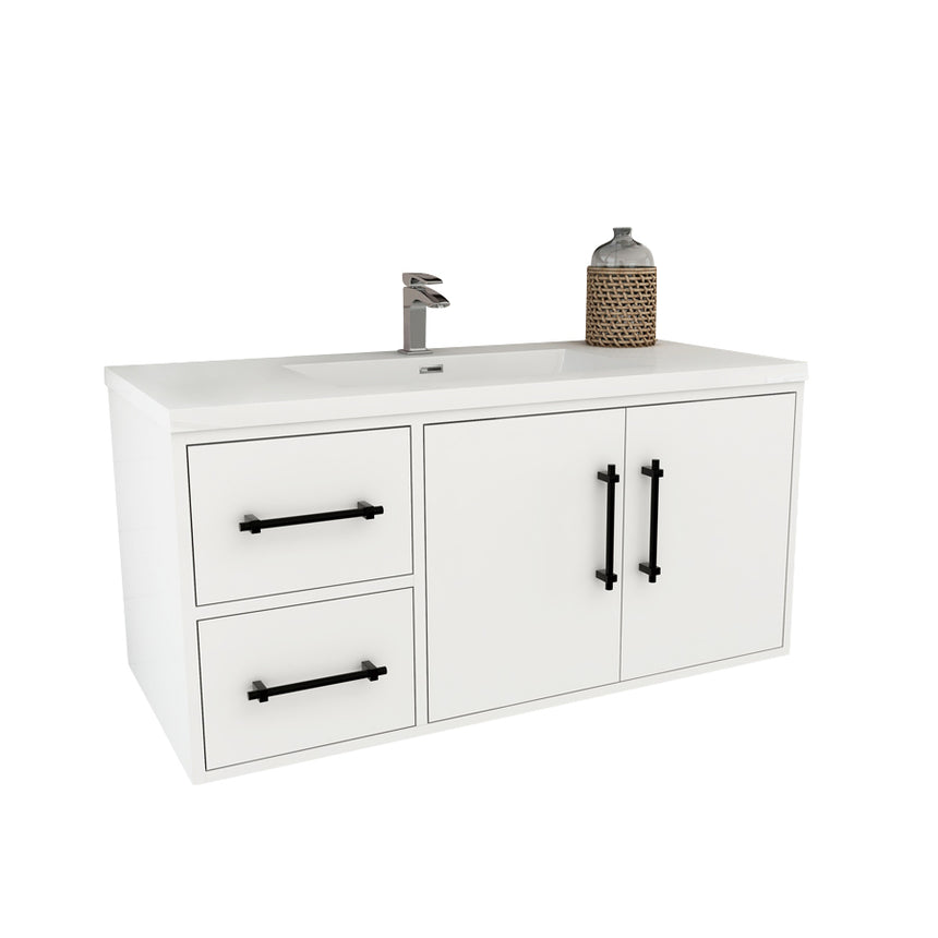 Belgian Floating Vanity (Latest Model) - 2nd Generation (24"-84")