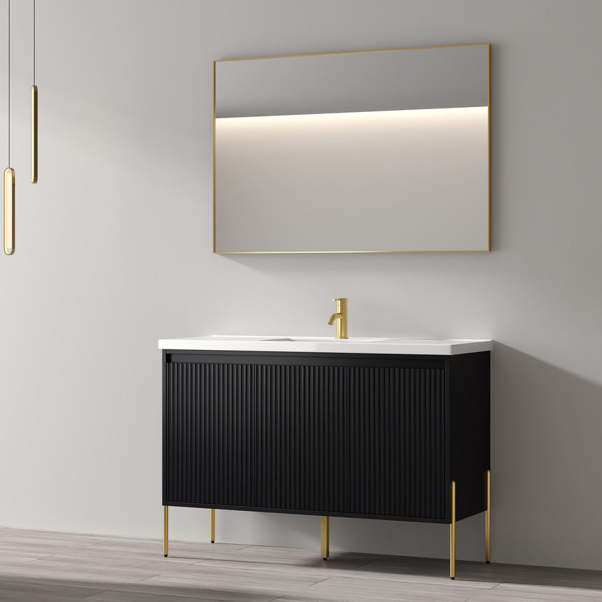 48D inch Bayford modern vanity Walnut
