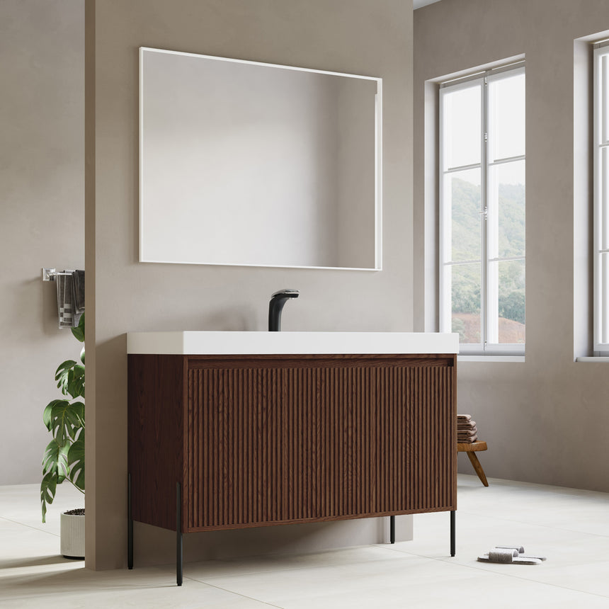 48D inch Bayford modern vanity Walnut
