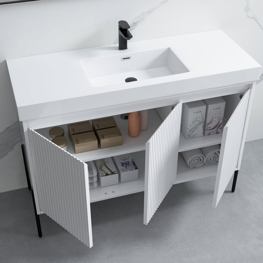 48D inch Bayford modern vanity Walnut