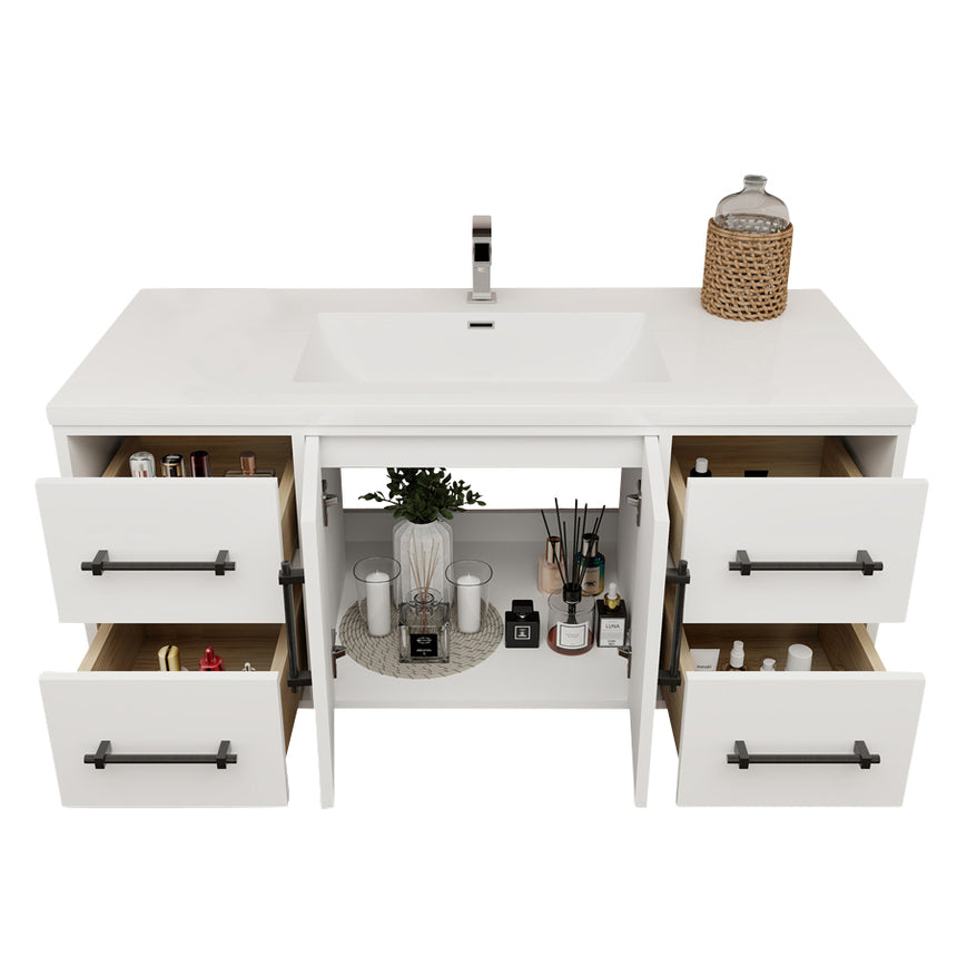 Belgian Floating Vanity (Latest Model) - 2nd Generation (24"-84")