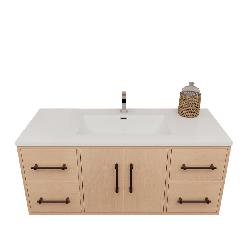 Belgian Floating Vanity (Latest Model) - 2nd Generation (24"-84")